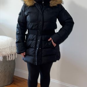 S13 Mixed Down Puffer Mid-Length Jacket